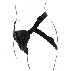 Get Real TOYJOY Harnais pour Gode ceinture Strap-On Get Real Noir